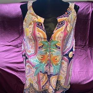 Rose + Olive sleeveless women’s top size XL